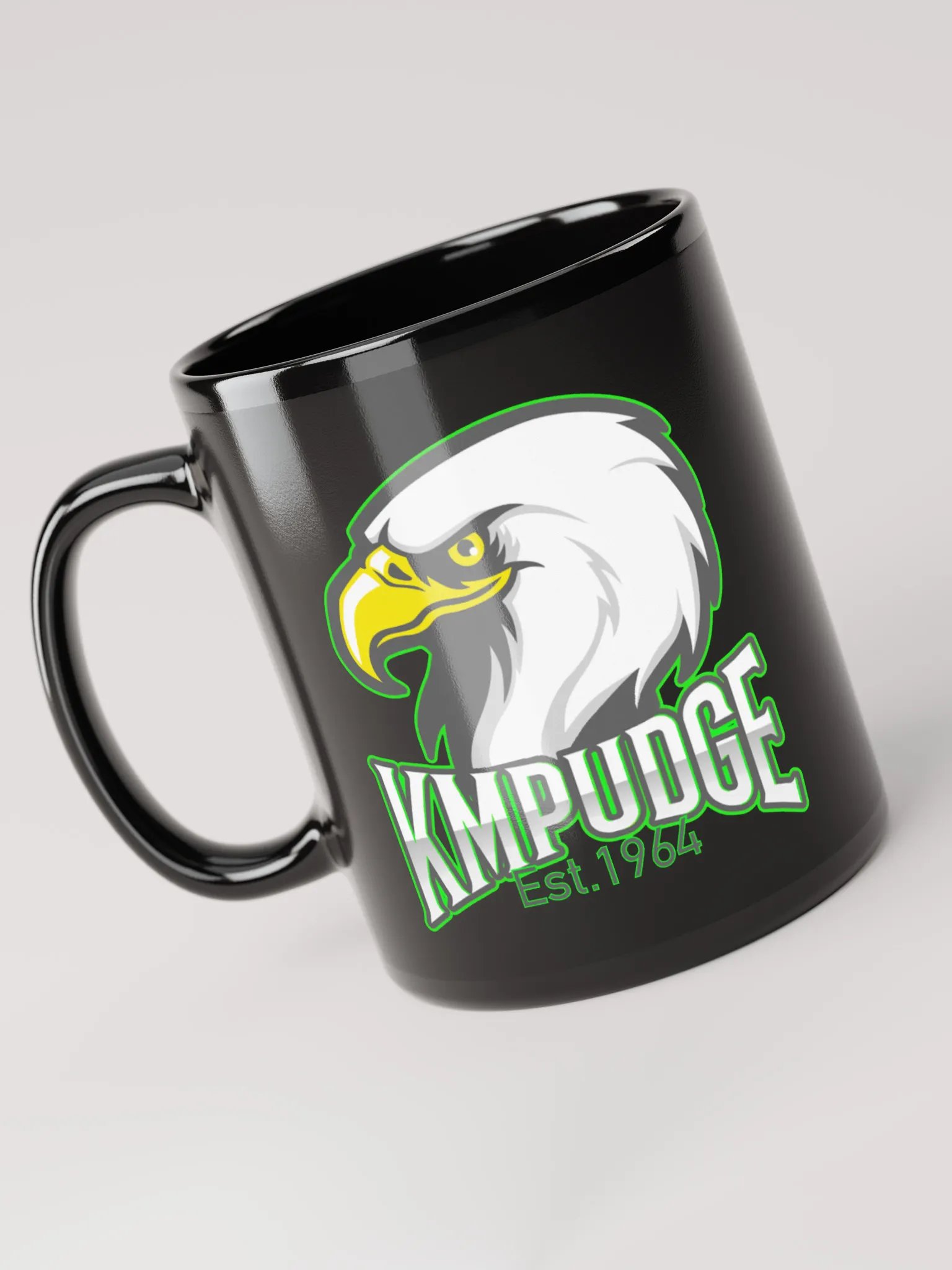 Vintage Eagle Crest Black Mug product image (3)
