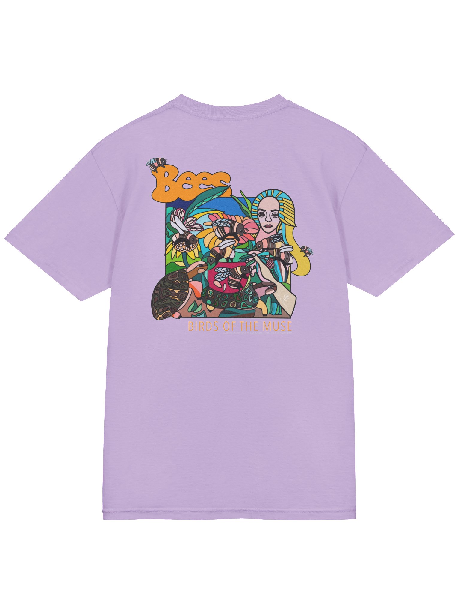 Bees Birds Of The Muse T-Shirt product image (4)