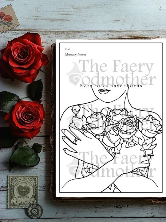 February '26 Coloring Page - Color the Season product image (1)
