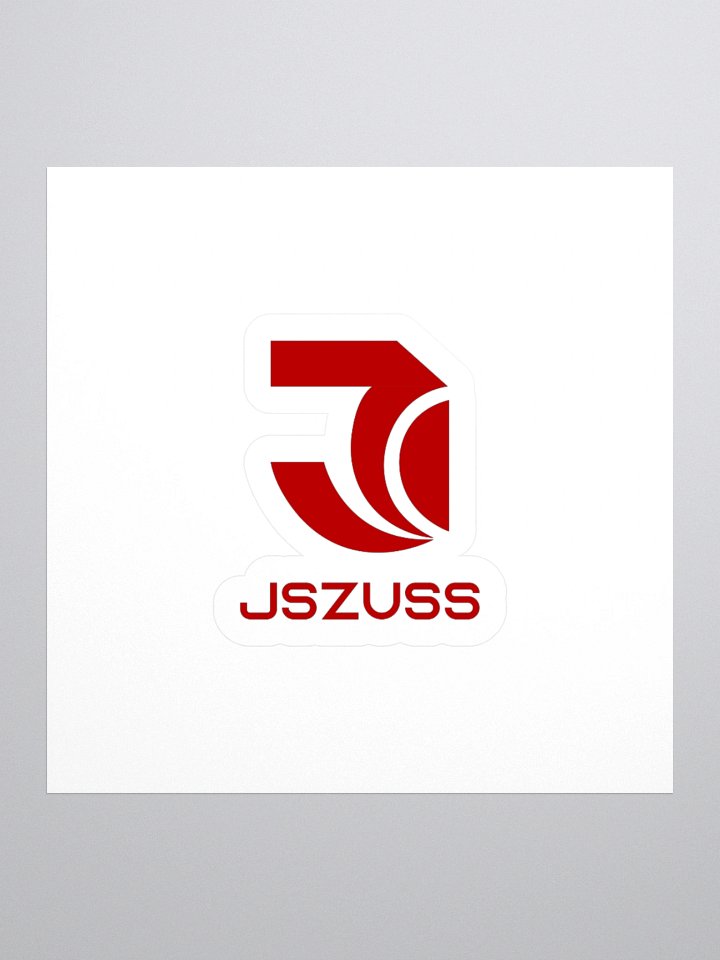 Jszuss Red Logo Sticker product image (1)