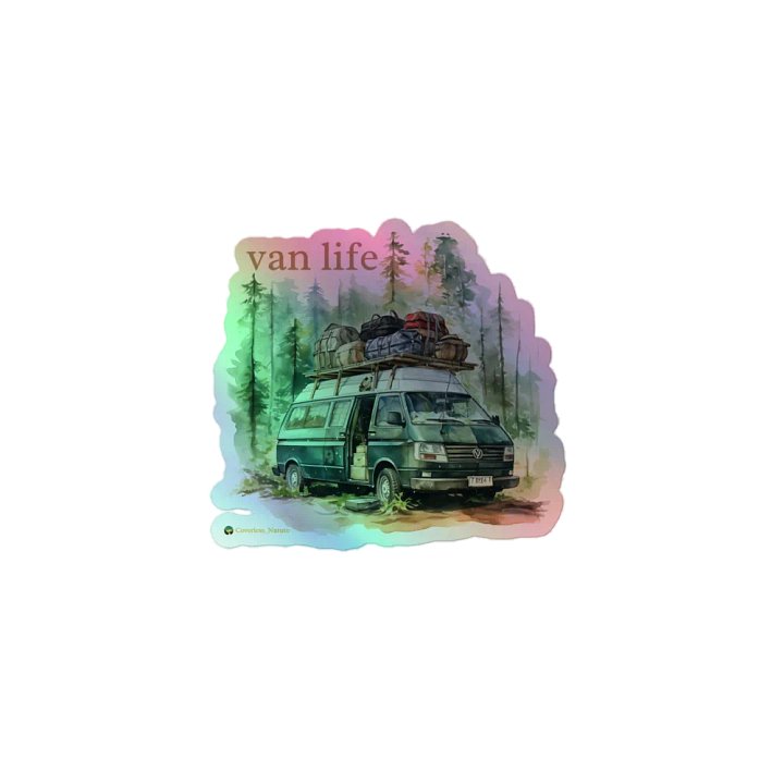 Van-Life Holographic Sticker Sheet product image (1)