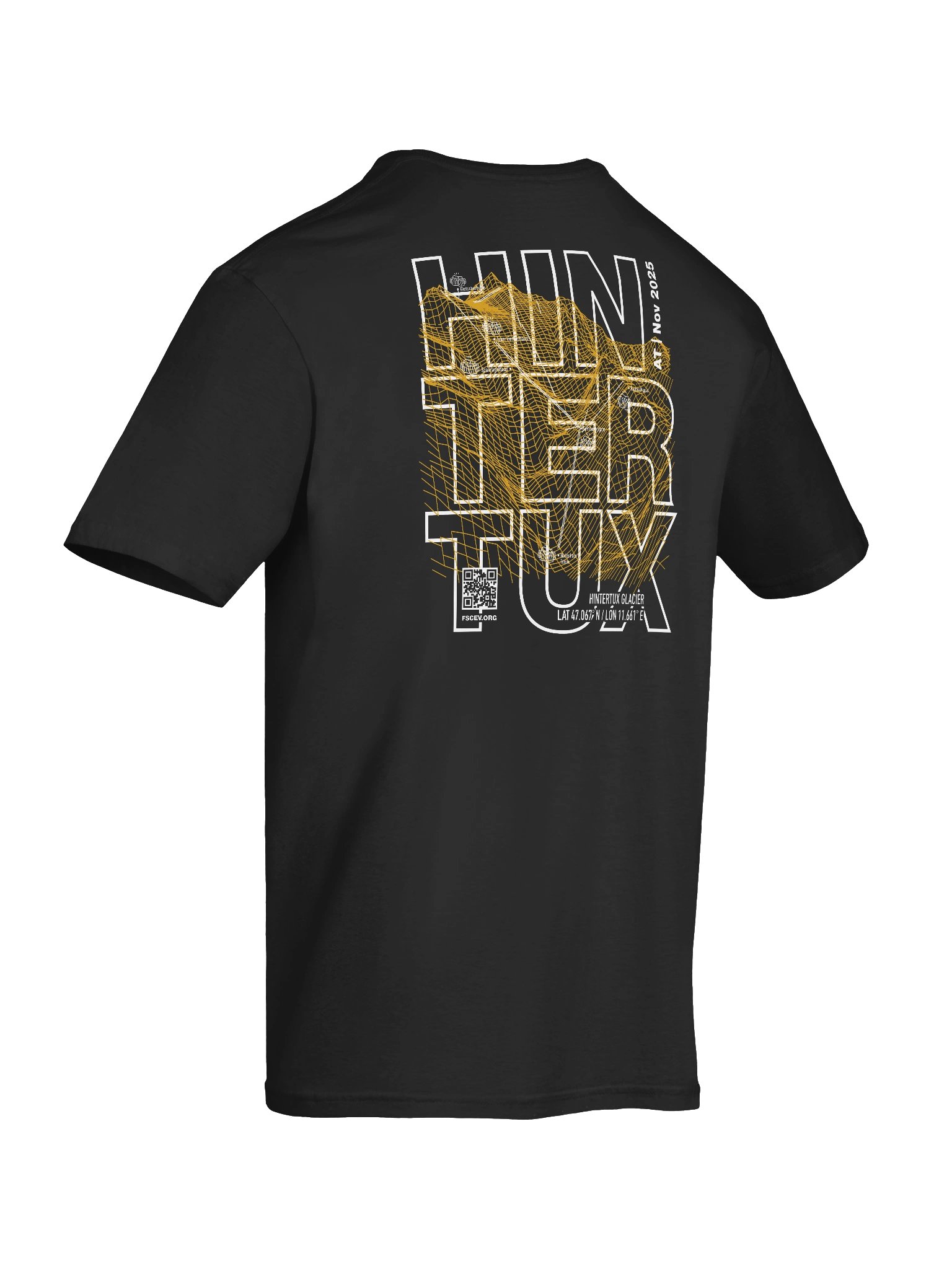 Hintertux Glacier Coordinates Resort (front and back print) product image (9)