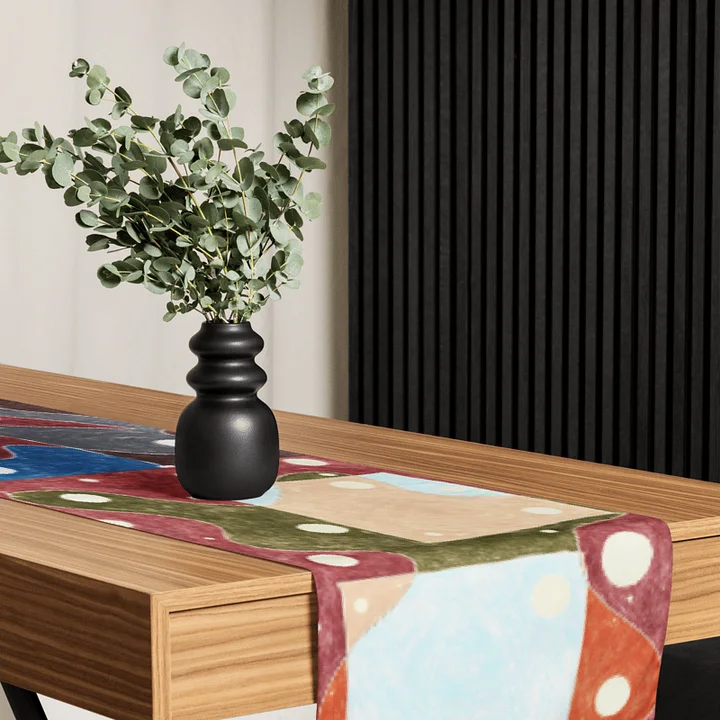 Cartoon University table runner product image (1)