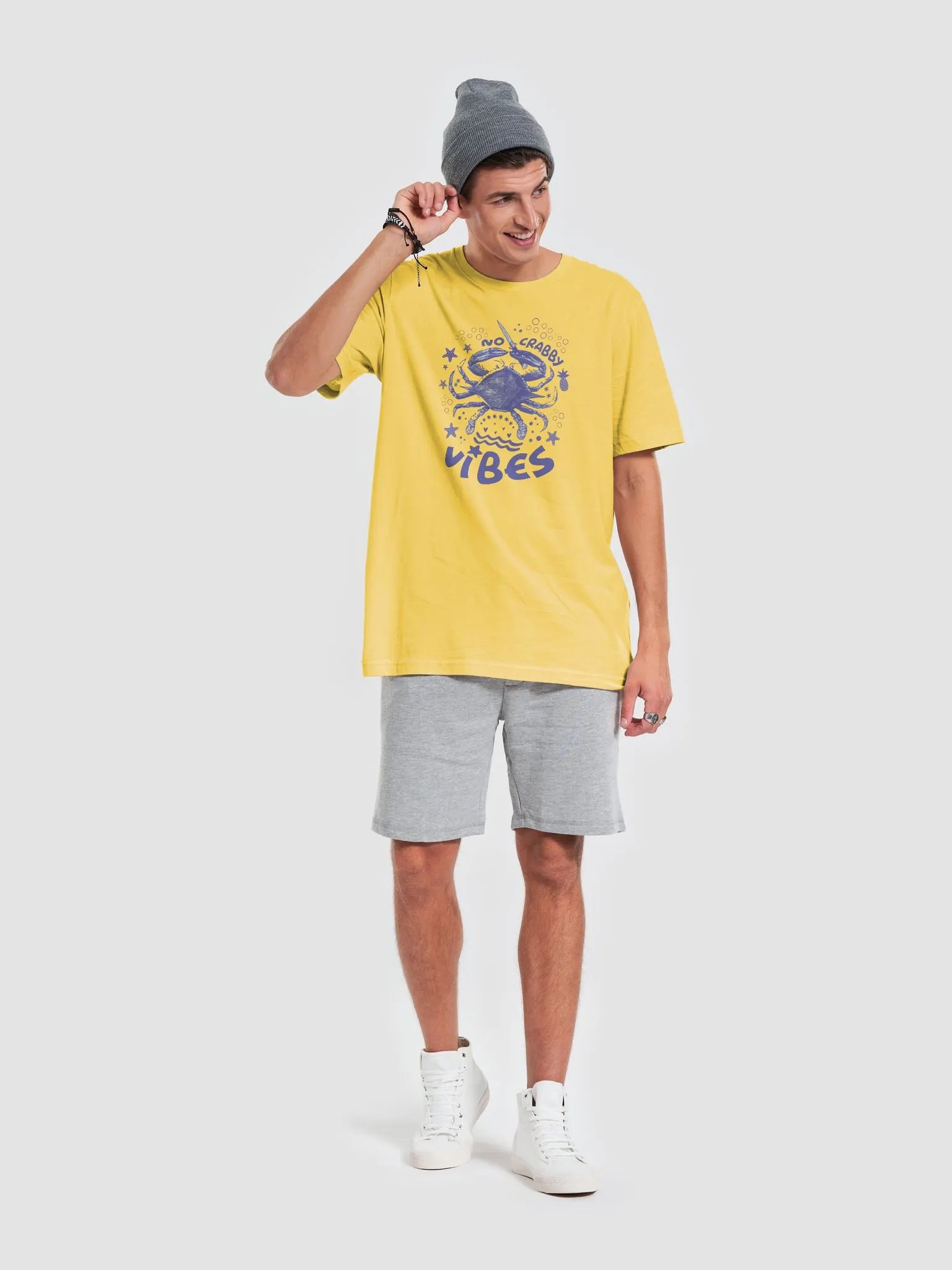 No Crabby Vibes Premium T-shirt product image (86)