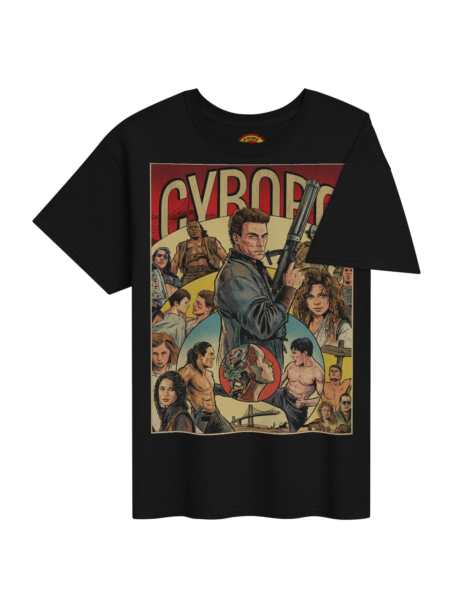 Cyborg Movie Comic Art T-Shirt product image (4)