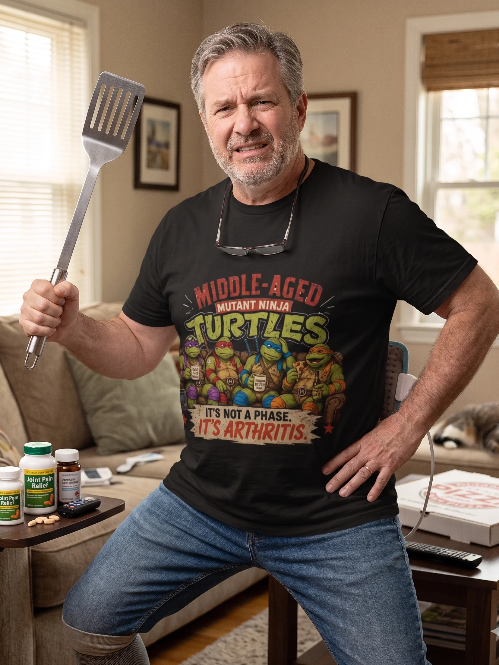 Middle-Aged Mutant Ninja Turtles T-Shirt product image (1)