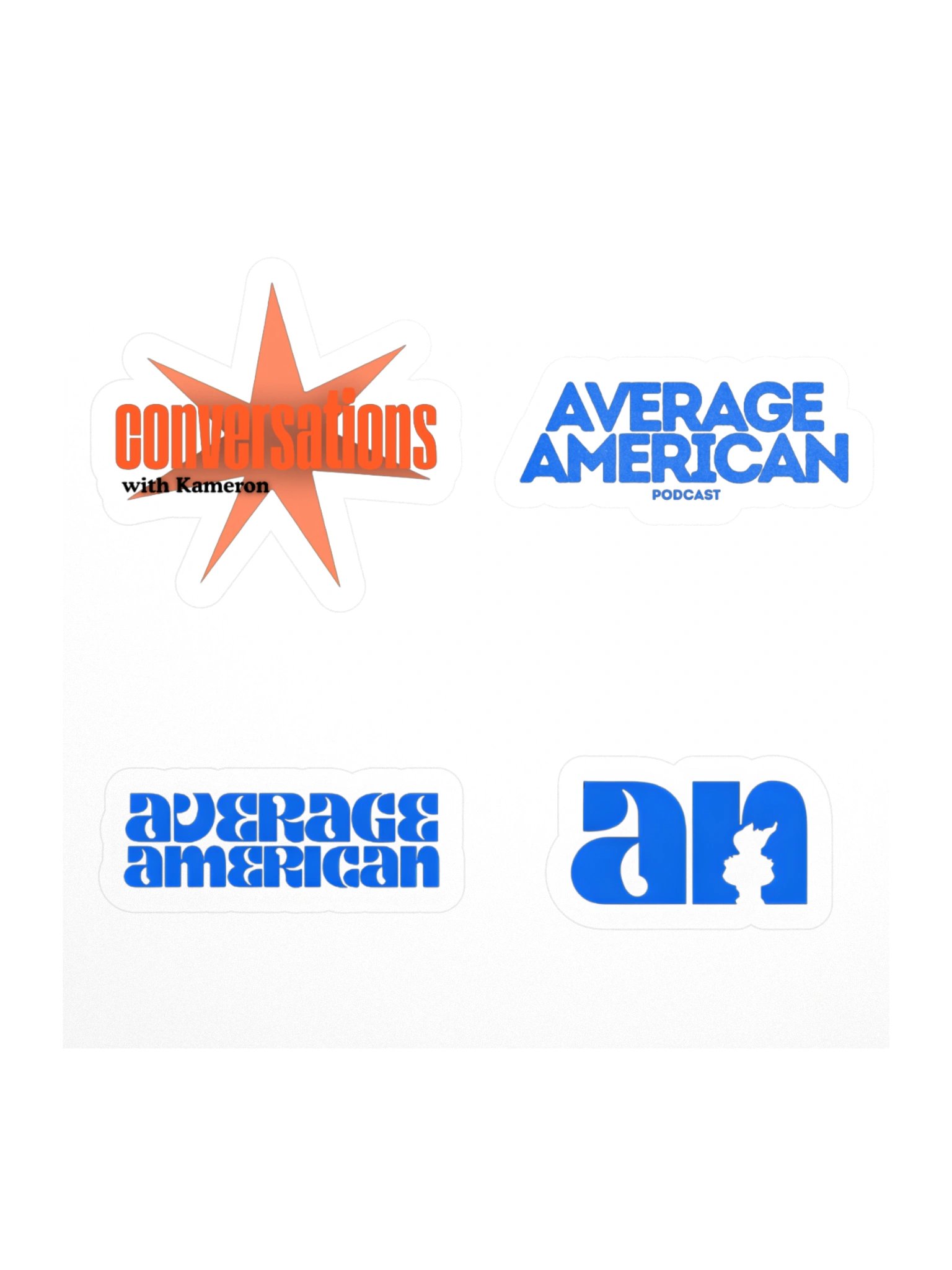 Average American Stickers product image (1)