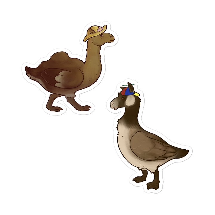Perfectly Normal Animals in Hats - Stickers product image (2)