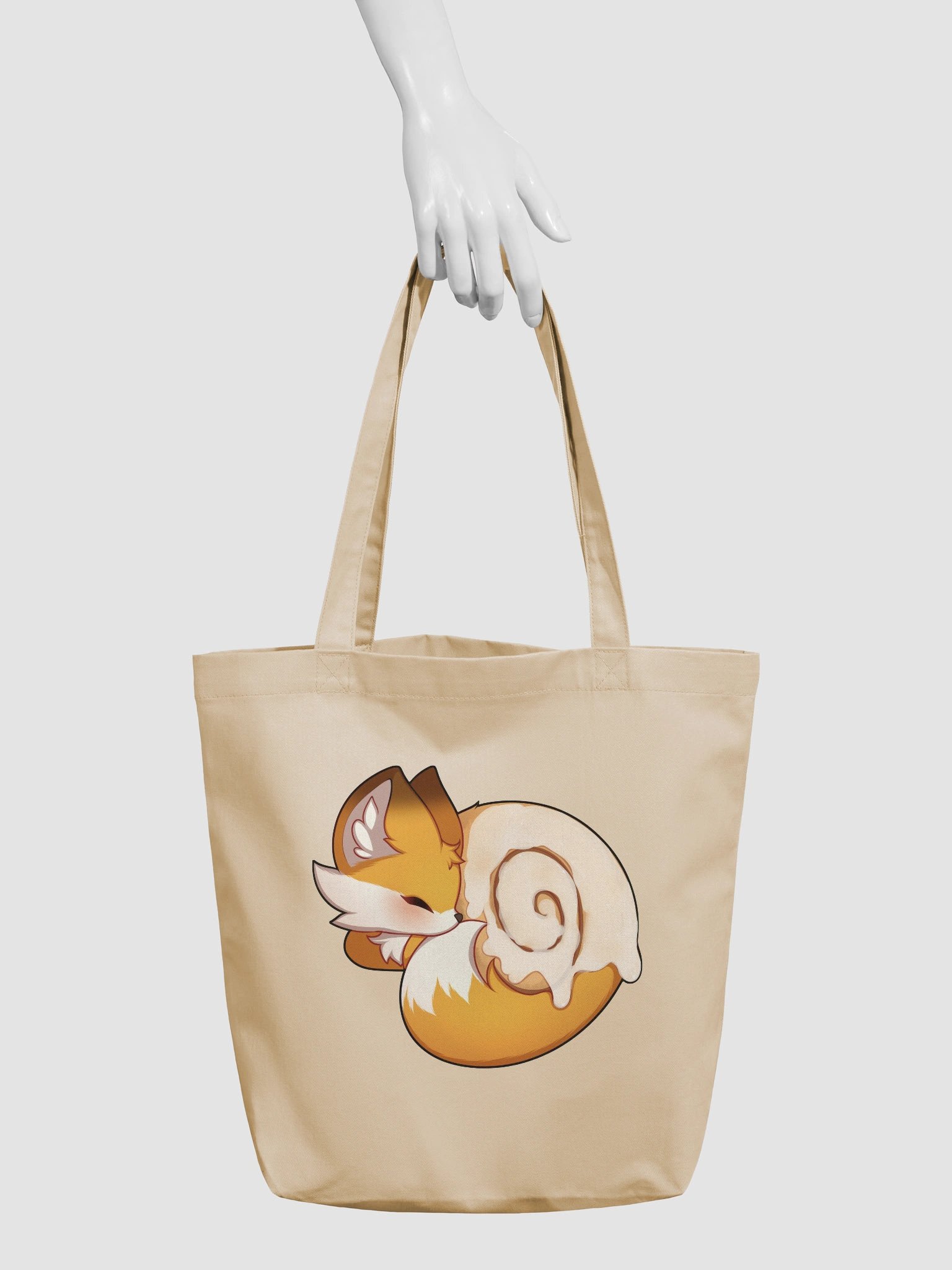 Sweet Roll Fox Tote Bag product image (7)