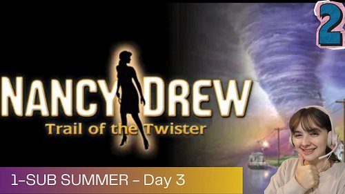 Rescheduled to TONIGHT at 7:00 PM EST!!!!!

Let's continue our 1-sub summer and get that one sub tonight!

#nancydrewpcgames ...