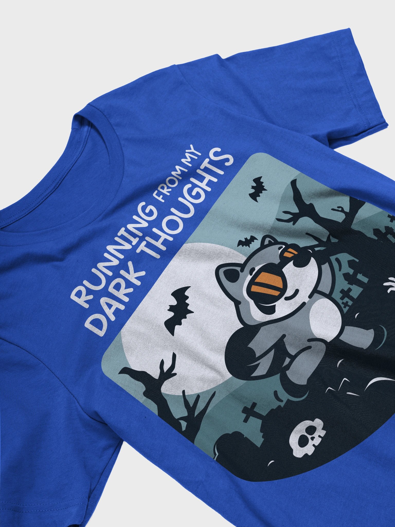 Running From My Dark Thoughts Men's Athletic Tee product image (3)