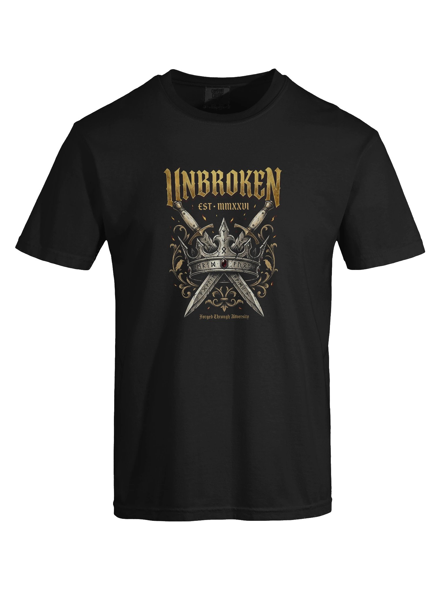 Unbroken Crown & Raven Edition - AS Colour 5001T Premium Unisex T-Shirt product image (5)