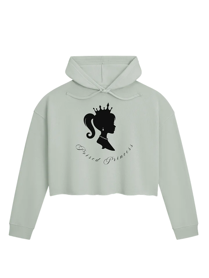 Poised Princess Regal Profile Women's Cropped Hoodie product image (1)