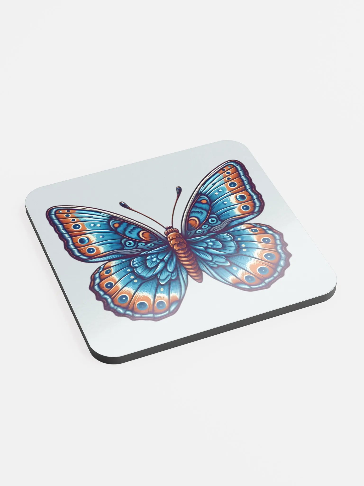 Blue Morpho Butterfly Cork Coaster product image (1)