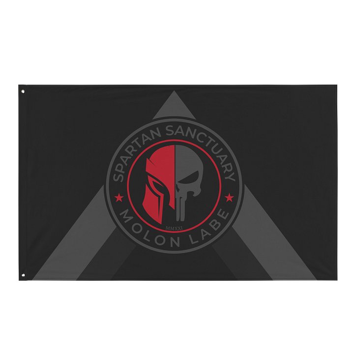 Spartan Sanctuary Flag product image (1)