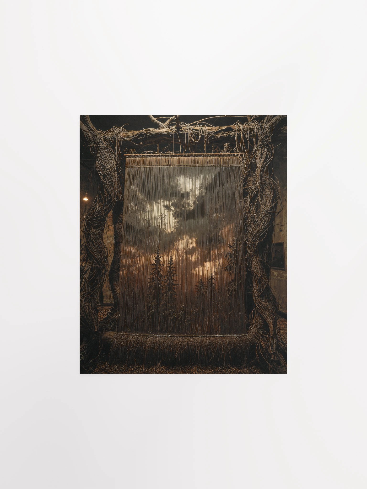 The Woven Forest Matte Poster product image (1)