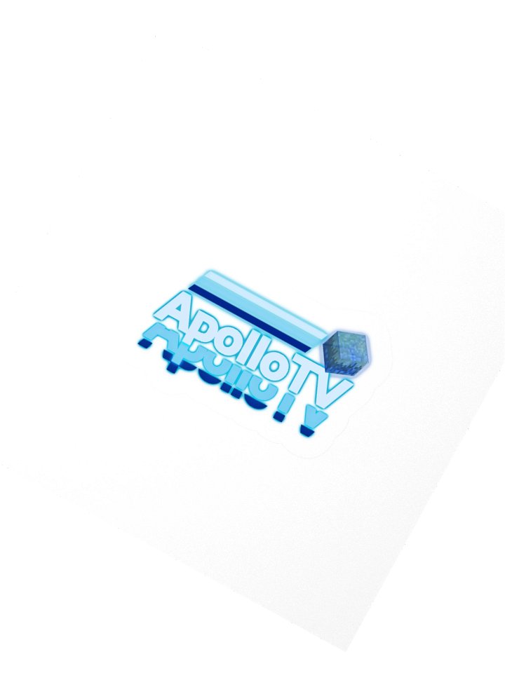 ApolloTV Neon Logo Sticker product image (2)