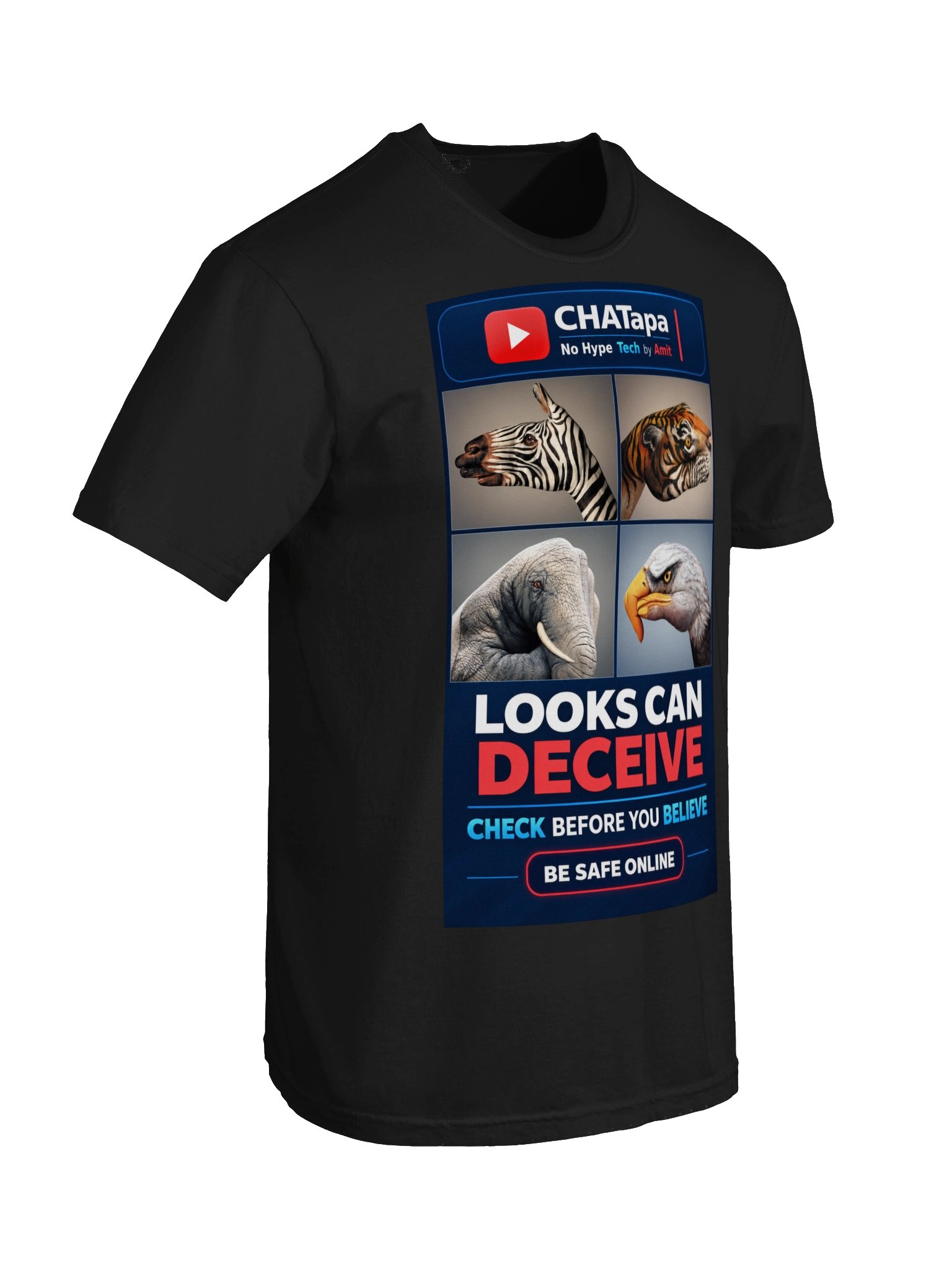 CHATapa “Looks Can Deceive” Safety Tee product image (36)