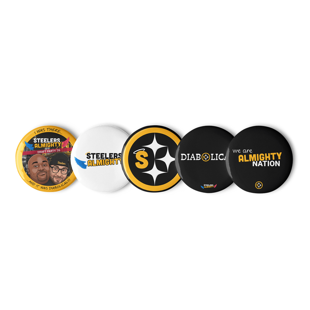 Almighty Draft Party Pins 2026