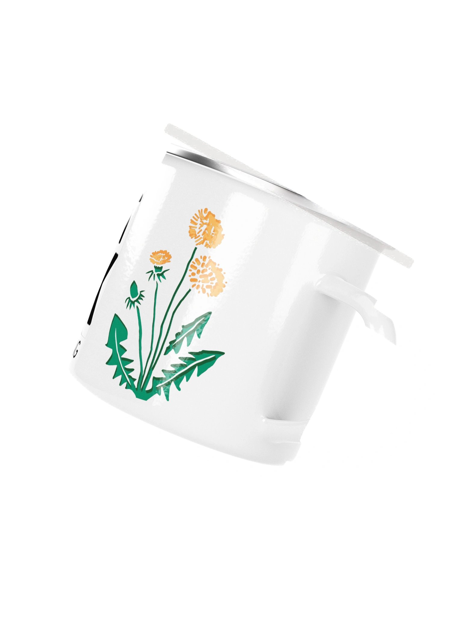 ENAMEL MUG FLOWERS product image (3)
