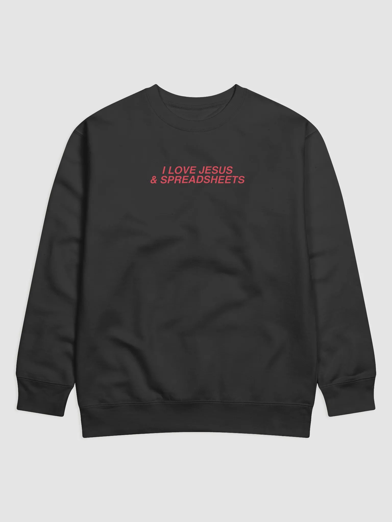 I Love Jesus & Spreadsheets Crewneck product image (1)