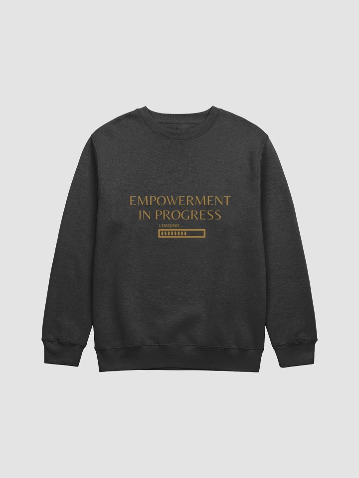 Empowerment in Progress Gold Loading Bar Crew Neck Sweater product image (1)