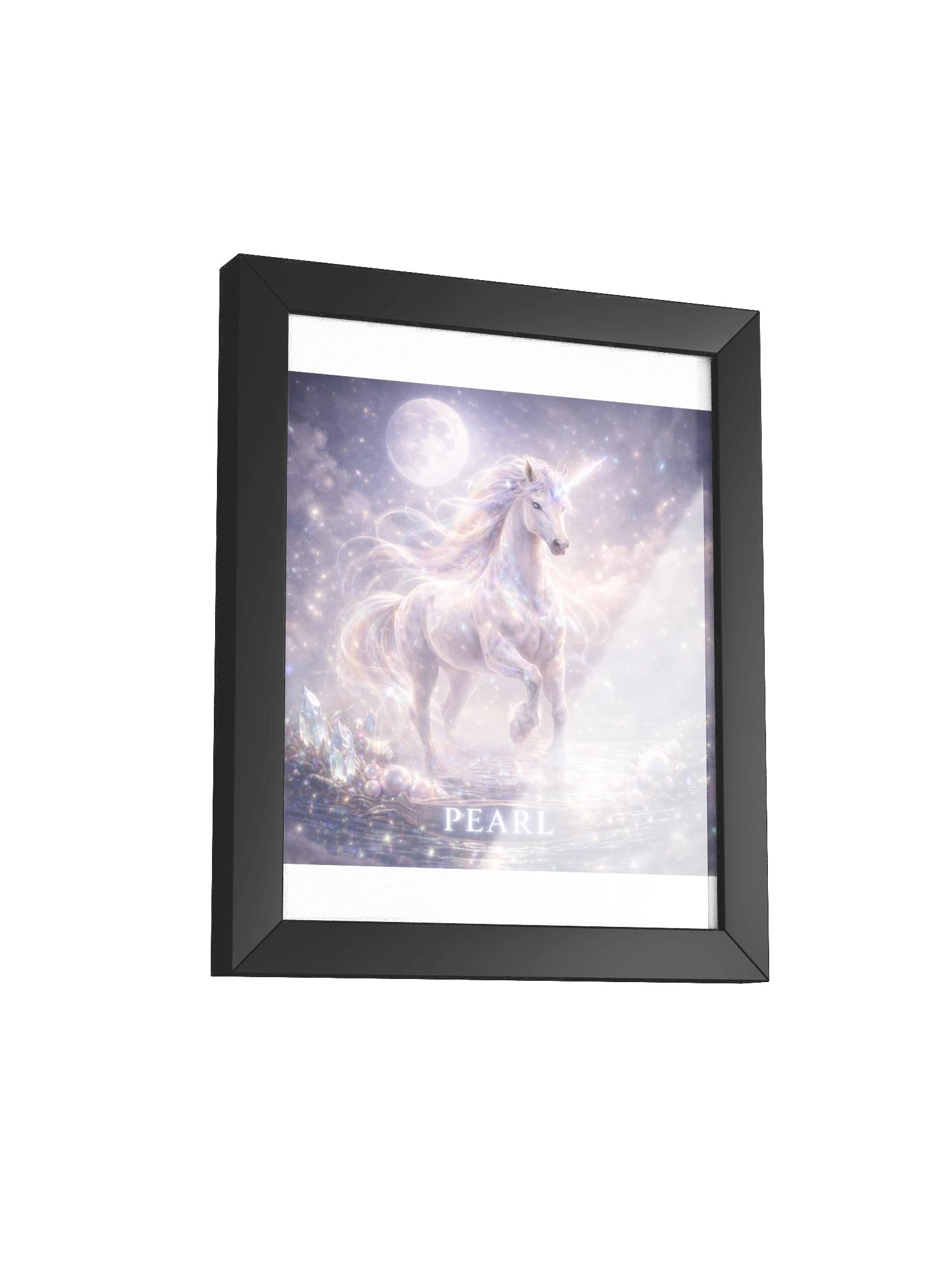 Pearl Unicorn Framed Poster product image (100)