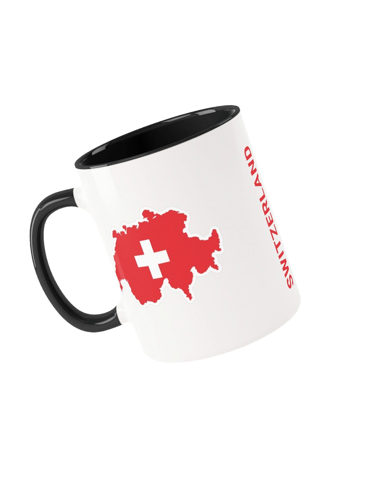 Switzerland 2026 World Cup Flag Mug - Switzerland Soccer Fan Coffee Cup - Premium Two-Tone Ceramic Mug product image (3)