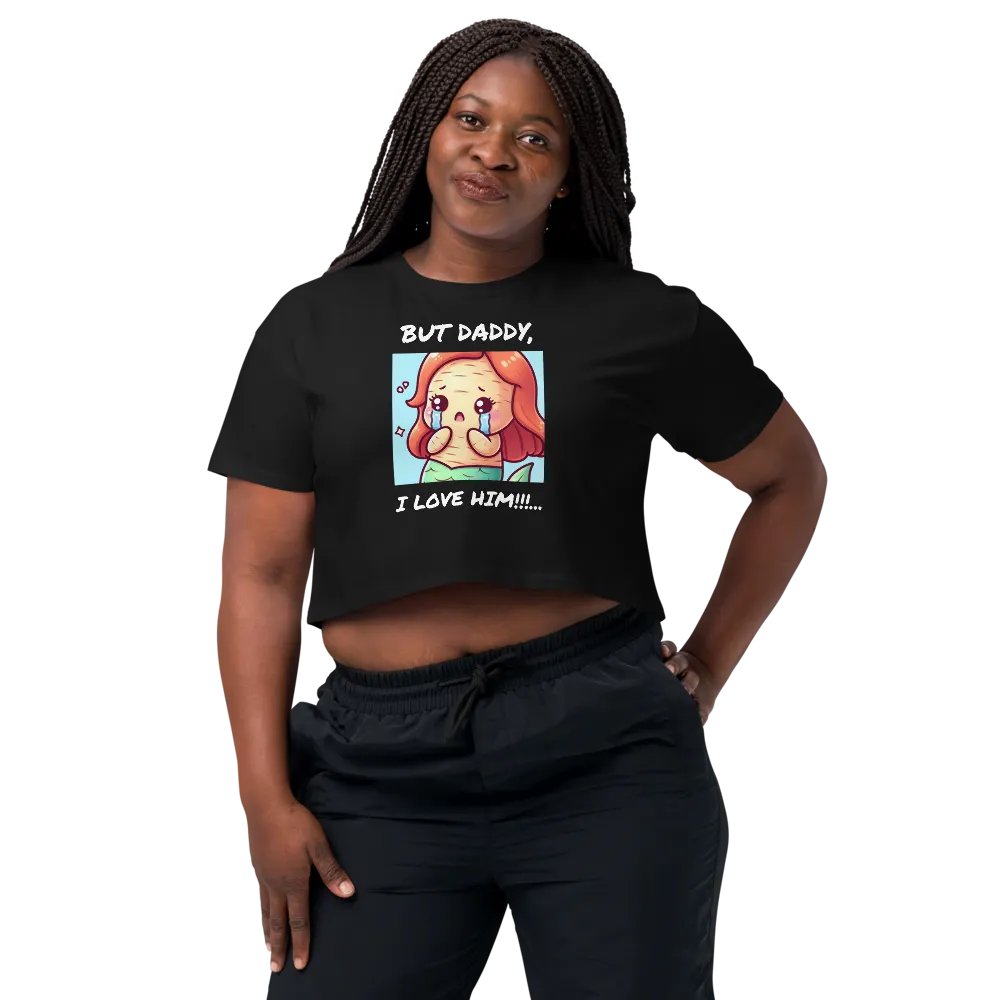 But Daddy... Crop (White Text) product image (1)