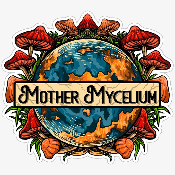 3 Mother Mycelium Stickers product image (1)