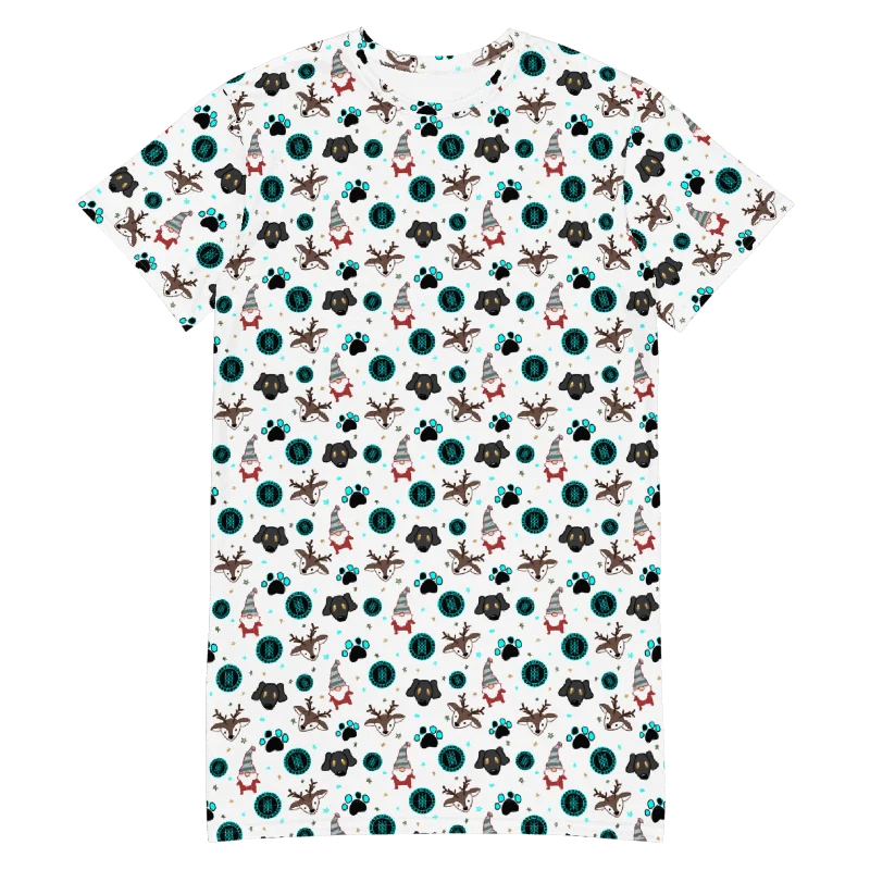 Web of Wyrd Christmas T-Shirt Dress product image (1)
