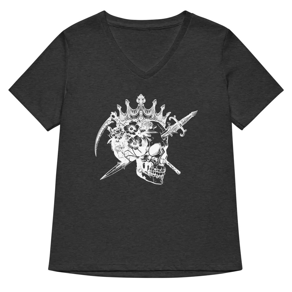 Four Horsemen Logo Bella+Canvas Women's Relaxed V-Neck T-Shirt product image (6)