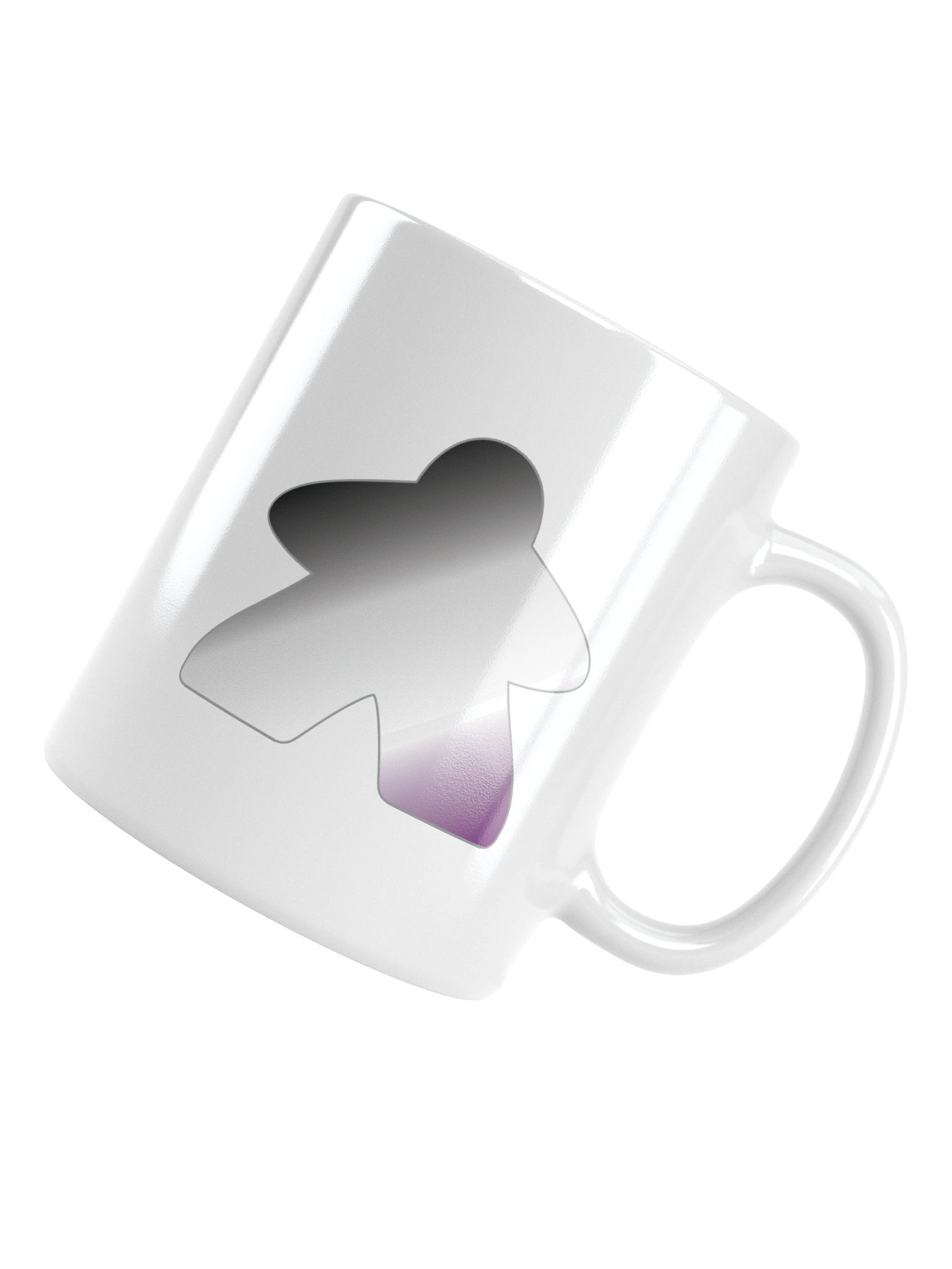Asexual Pride Gradient Meeple Mug product image (4)