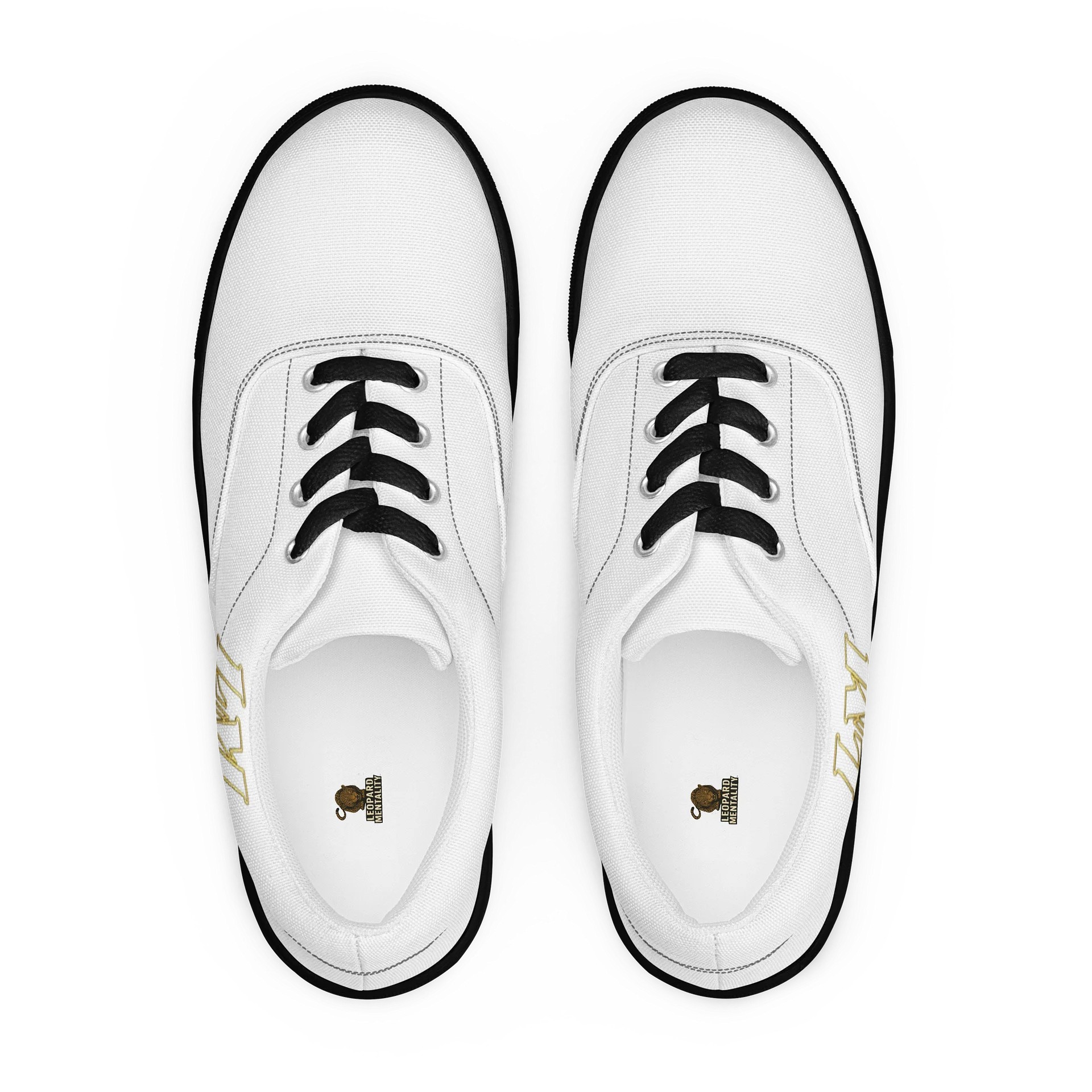 LM Origin™ Relic White Sneakers | Unisex Canvas Shoes product image (6)