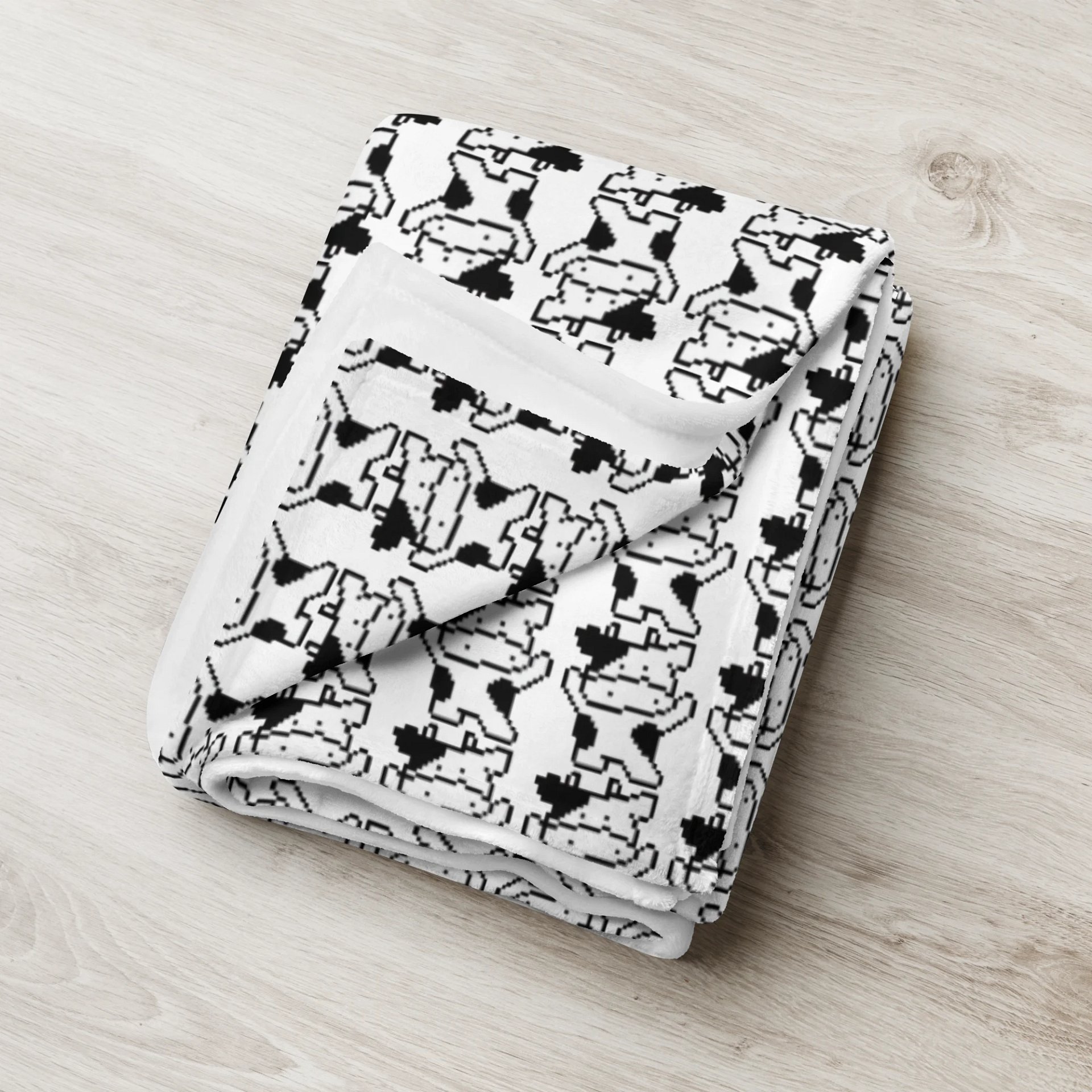 Houndstooth Harmony Throw Blanket product image (8)