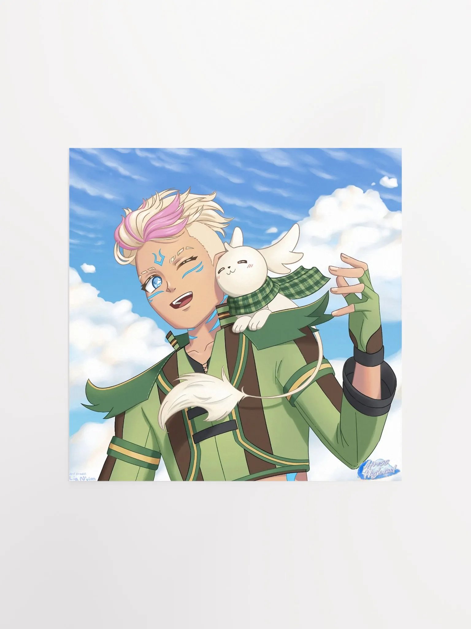 'Inseperable Duo' Square Matte Poster product image (3)