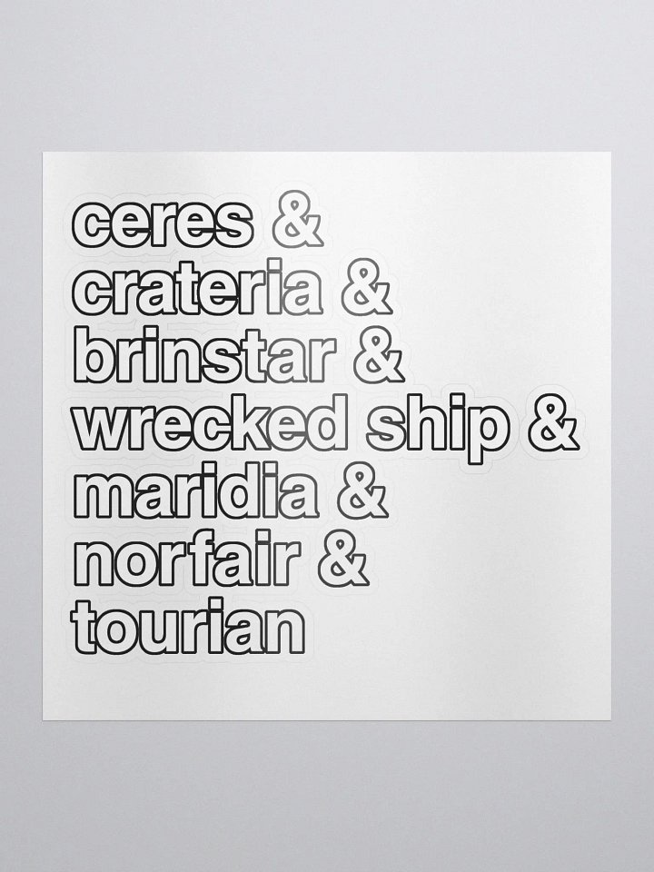 Areas& (Sticker) product image (1)