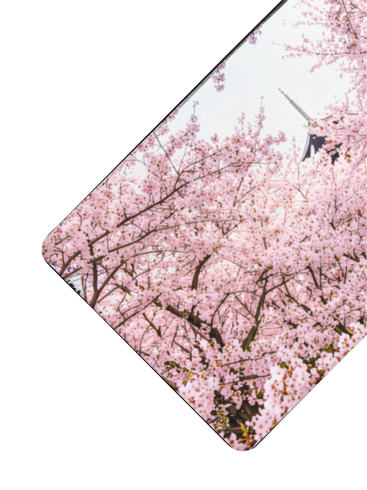 Cherry Blossom Desk Mat 15.5" x 31.5" | Large Sakura Desk Pad product image (3)