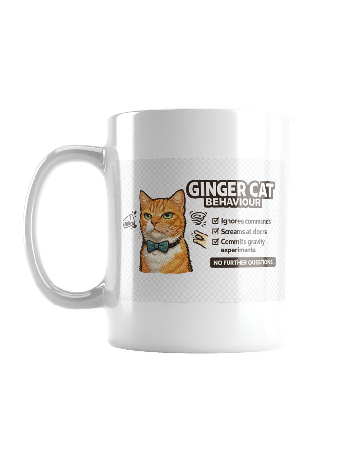Ginger Cat Behavior Checklist Mug product image (2)