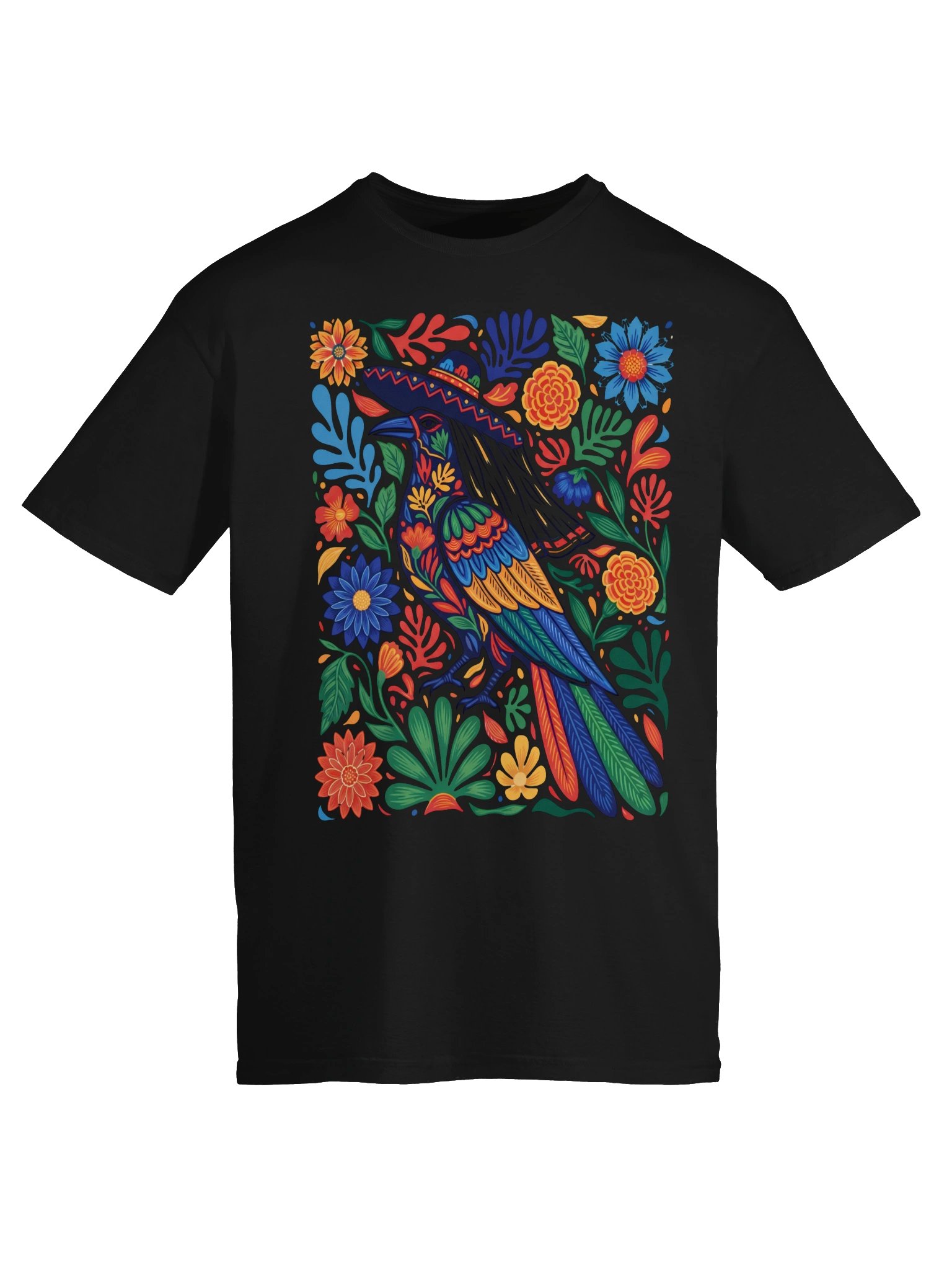 Folk-Art Raven Fiesta Tee product image (26)
