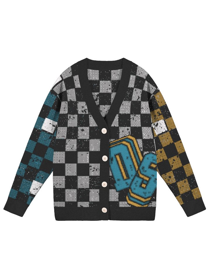 Derp Squad Checkered Cardigan product image (4)