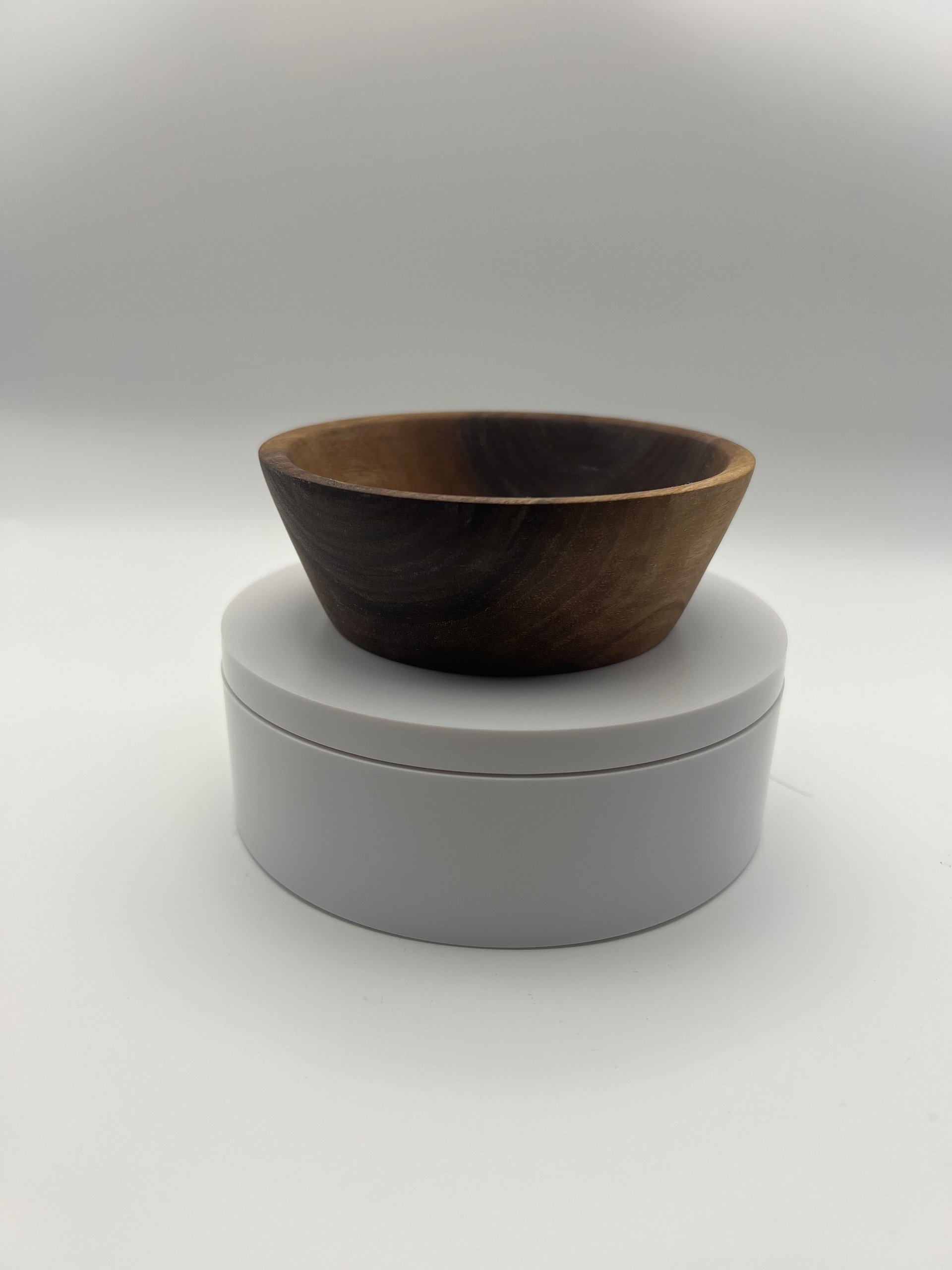 Small Black Walnut Catch-All (3.75”) – Handmade from Reclaimed Storm Wood product image (2)
