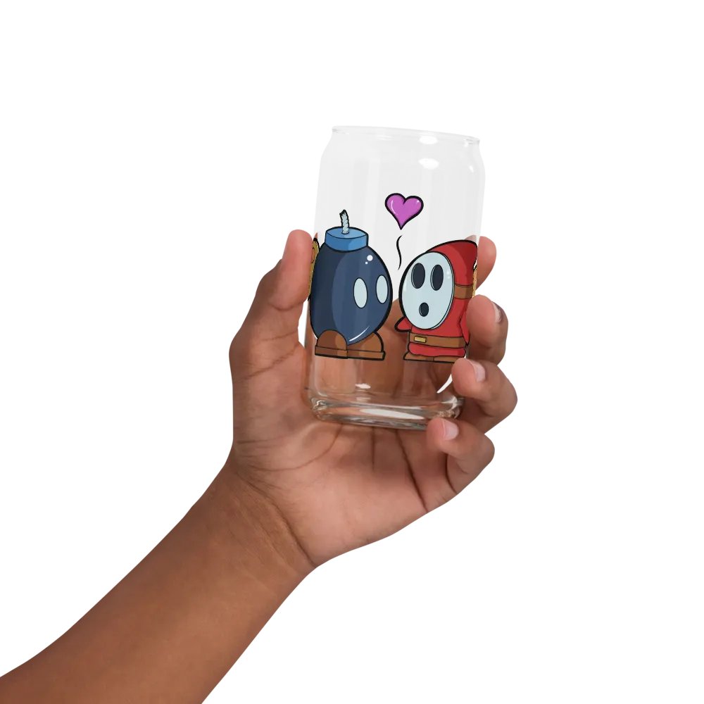 Accidentally In Love Soda Can Shaped Glass product image (3)