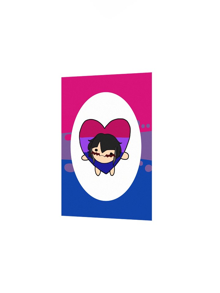 PeoVRC Bi Heart Pride Art Print product image (2)