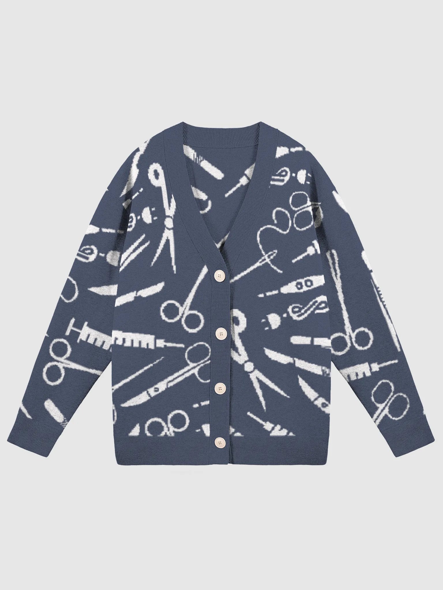 scalpel sweater (navy) product image (1)