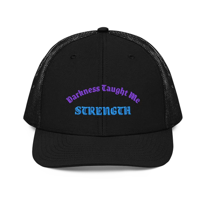 Darkness Taught Me Strength QueenB Trucker Cap product image (1)