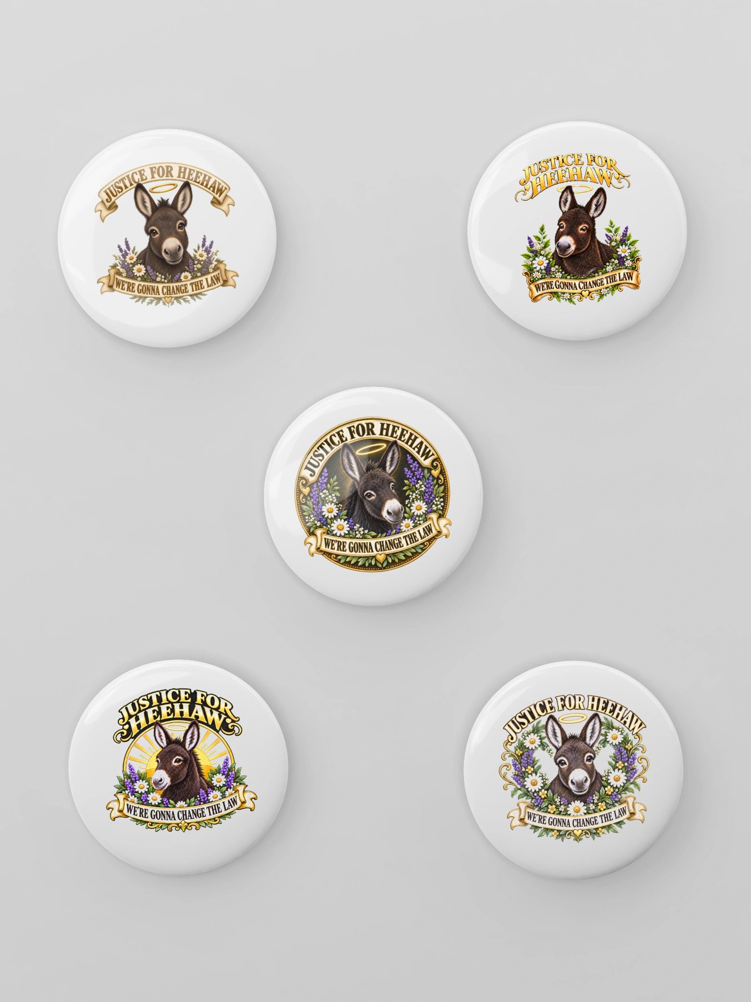 Justice For HeeHaw Pin Collection product image (1)