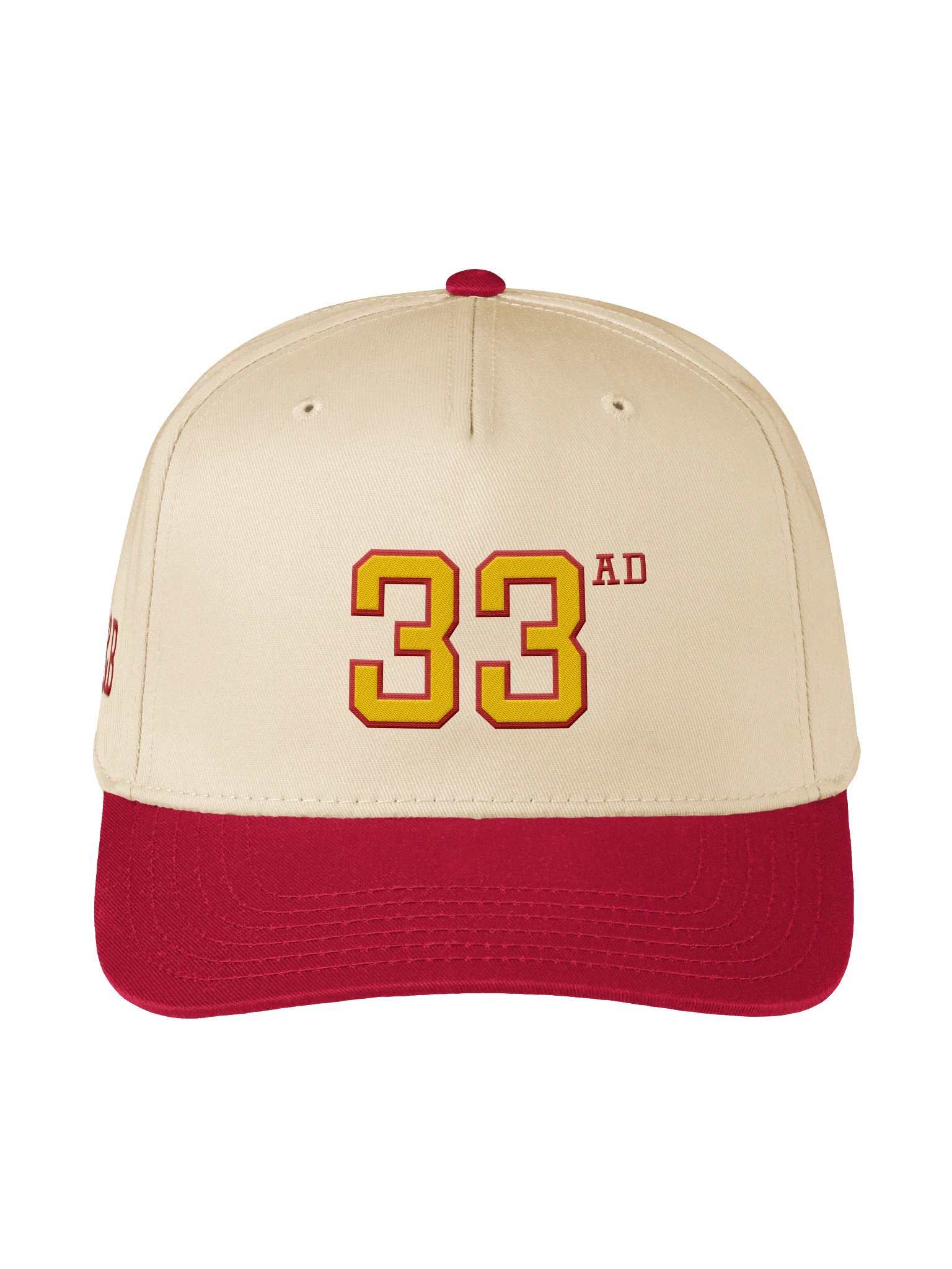 33 AD Cap / Cream & Red product image (1)