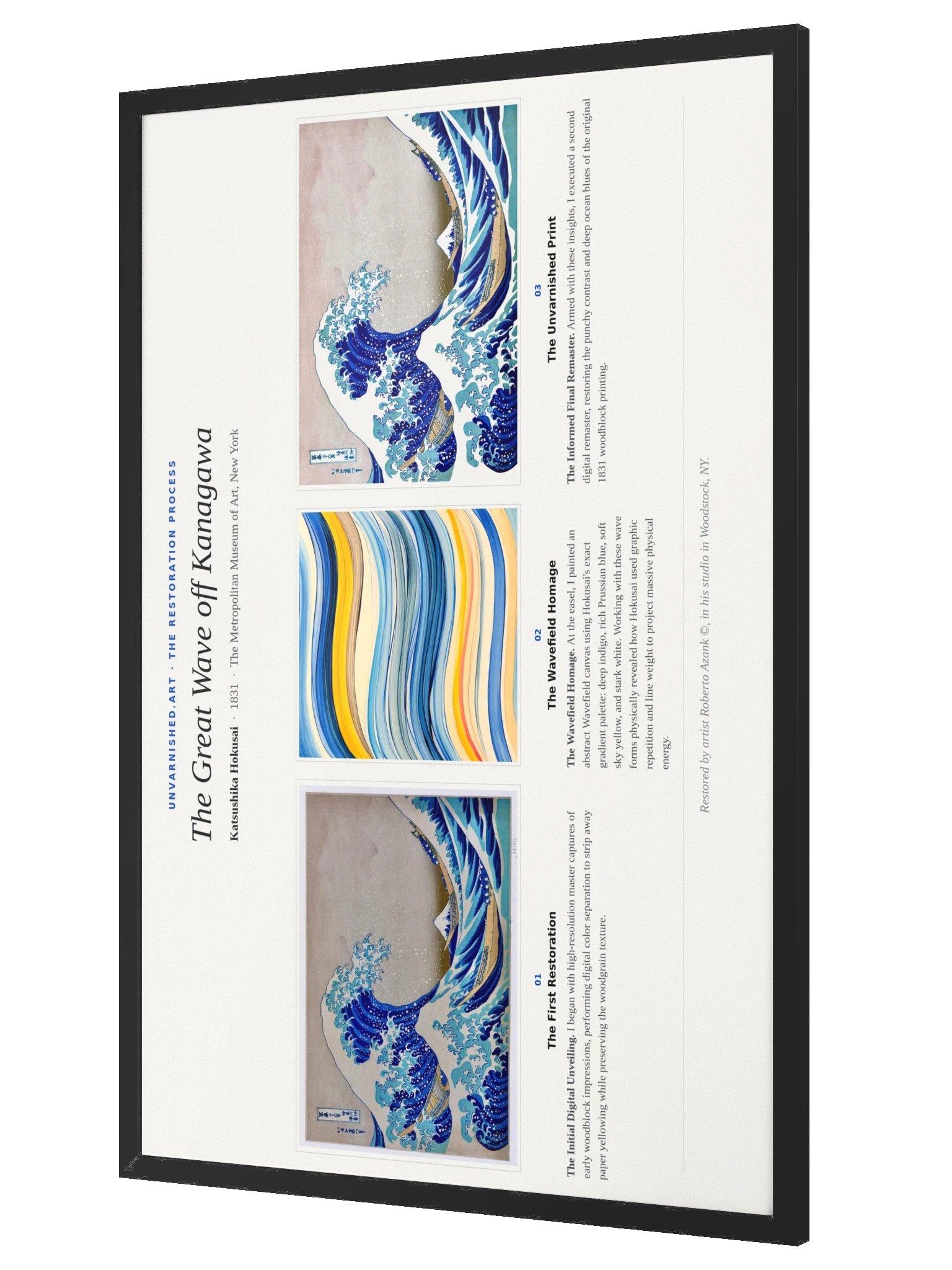 The Great Wave off Kanagawa — Framed Process Poster product image (3)