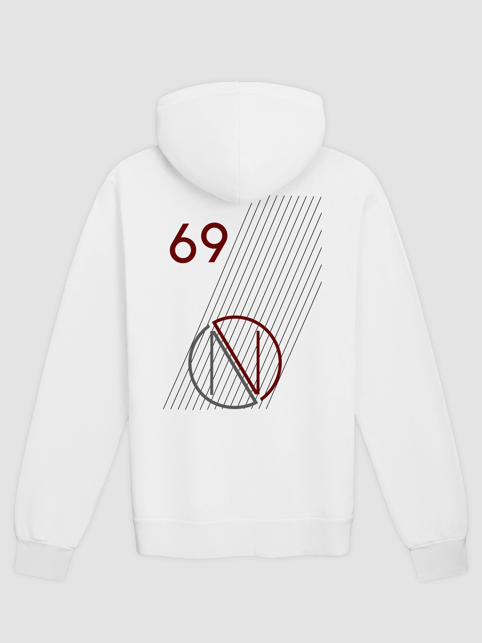 White 69 hoodie product image (2)